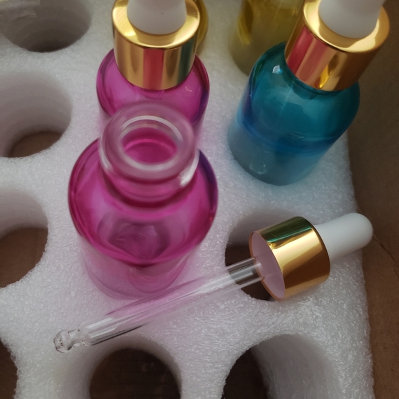 (5) 30ml ombre glass eye dropper bottles - Picture 5 of 5
